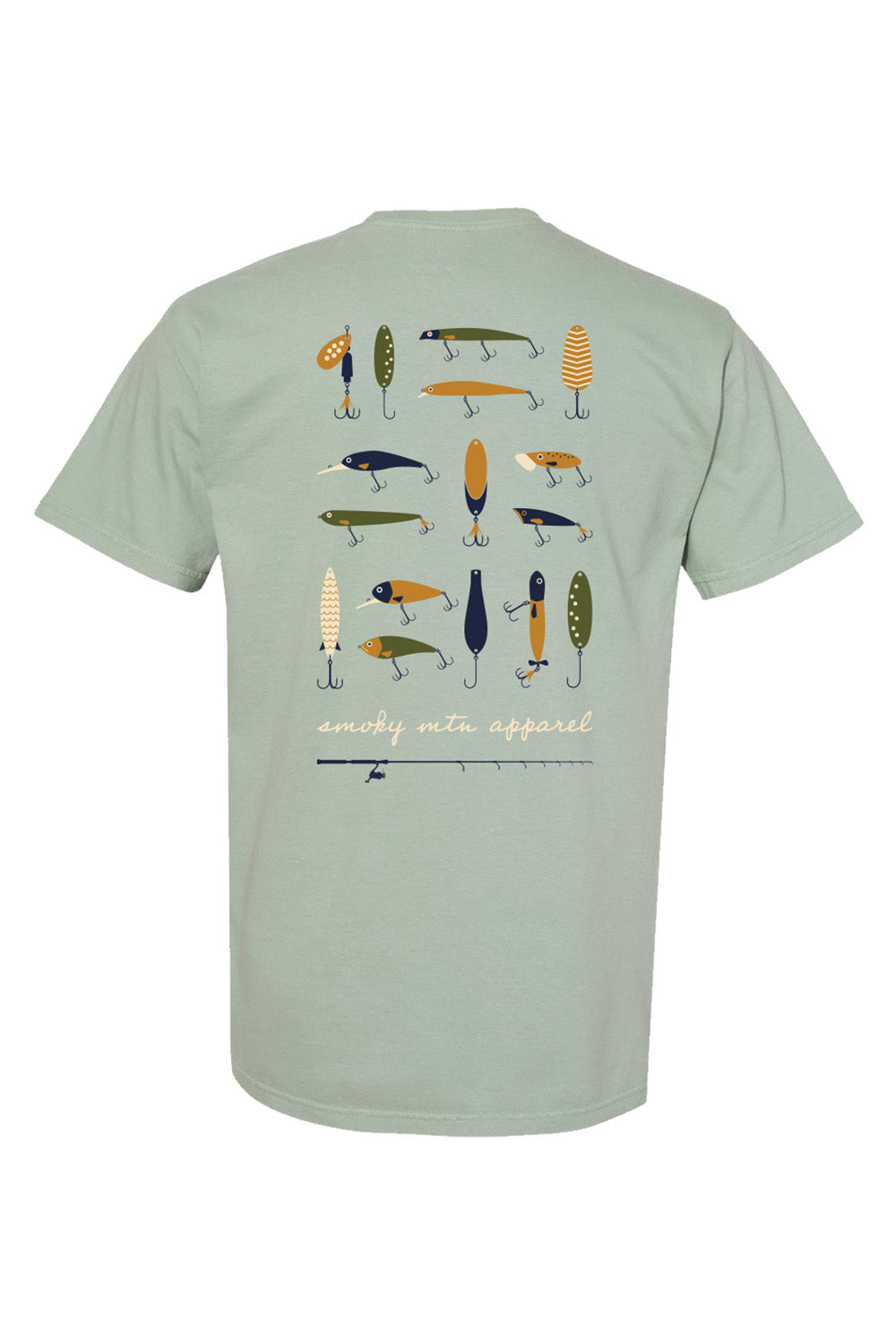 Fishing Lure Short Sleeve Tee – Smoky Mtn Apparel Wholesale