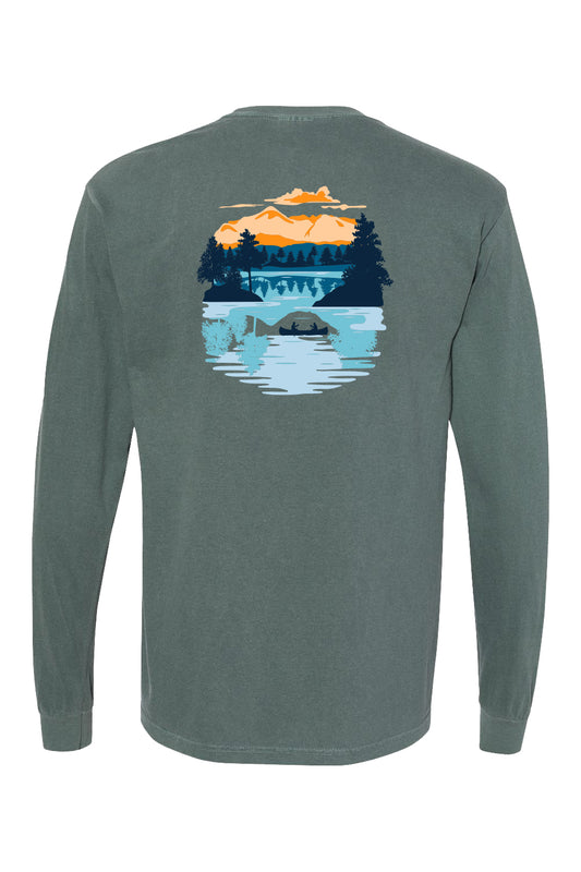 Custom Adventure Is Out There Blue Spruce Long Sleeve