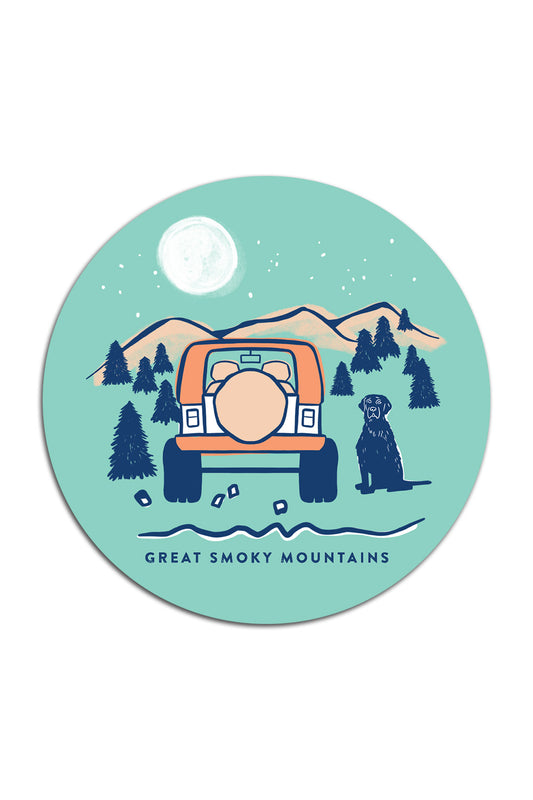 Jeep Night Ride Sticker